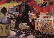 Boris Kustodiev A Bolshevik painting